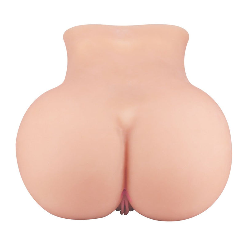 Perfect Toys - Mega Masturbator - Large Double Hole L Van bijna 10 kg! - Lichte Huidskleur-Laced-up.nl