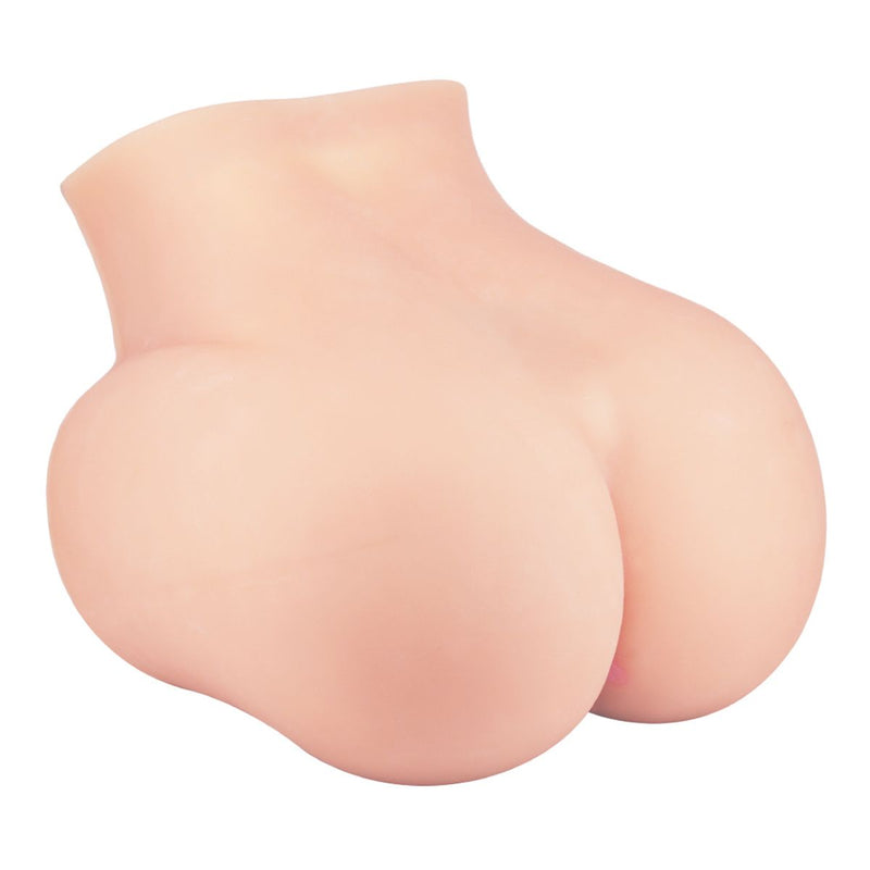 Perfect Toys - Mega Masturbator - Large Double Hole L Van bijna 10 kg! - Lichte Huidskleur-Laced-up.nl