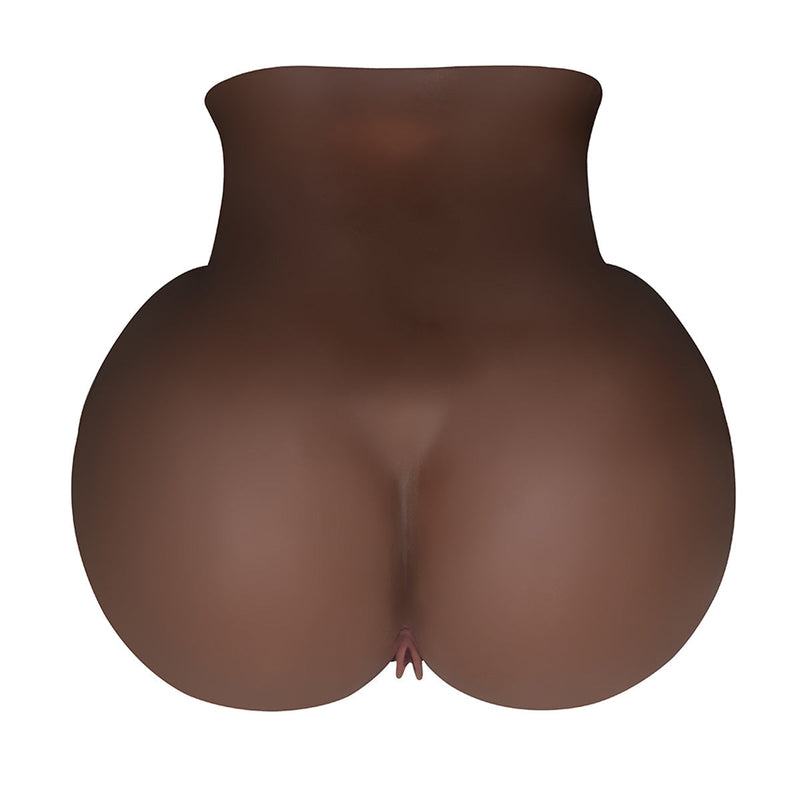 Perfect Toys - Mega Masturbator - Large Met Twee Gaten - Bruin-Laced-up.nl