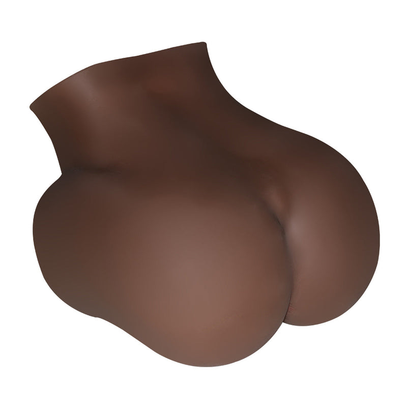 Perfect Toys - Mega Masturbator - Large Met Twee Gaten - Bruin-Laced-up.nl