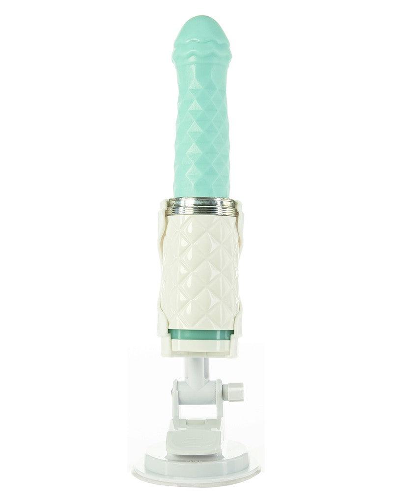 Pillow Talk - Feisty Stotende Vibrator Met handsfree houder - Lichtblauw-Laced-up.nl
