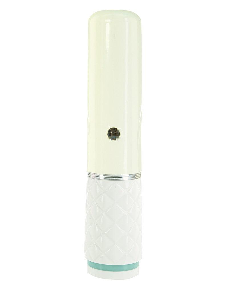 Pillow Talk - Feisty Stotende Vibrator Met handsfree houder - Lichtblauw-Laced-up.nl