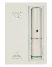 Pillow Talk - Feisty Stotende Vibrator Met handsfree houder - Lichtblauw-Laced-up.nl