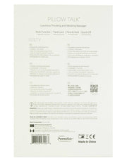 Pillow Talk - Feisty Stotende Vibrator Met handsfree houder - Lichtblauw-Laced-up.nl