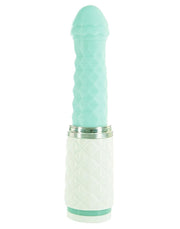 Pillow Talk - Feisty Stotende Vibrator Met handsfree houder - Lichtblauw-Laced-up.nl