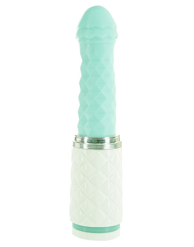 Pillow Talk - Feisty Stotende Vibrator Met handsfree houder - Lichtblauw-Laced-up.nl