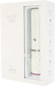 Pillow Talk - Feisty - Stotende Vibrator Met Handsfree Houder - Lichtroze-Laced-up.nl