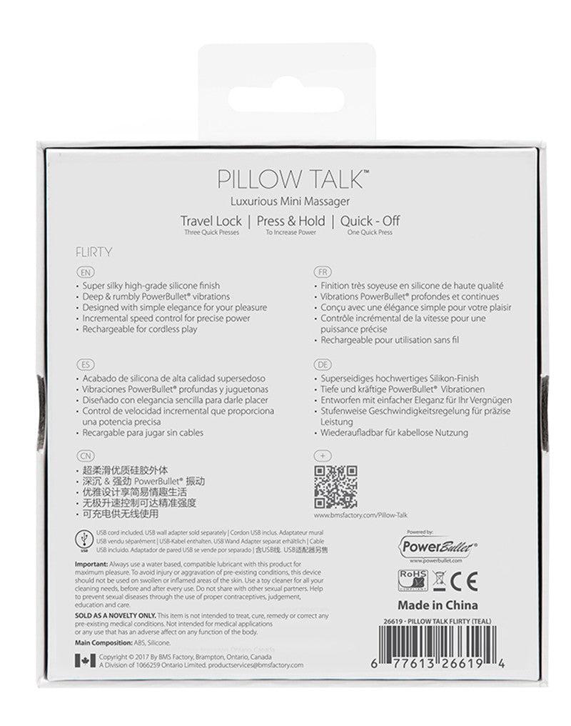 Pillow Talk - Flirty Bullet Vibrator - Lichtroze-Laced-up.nl