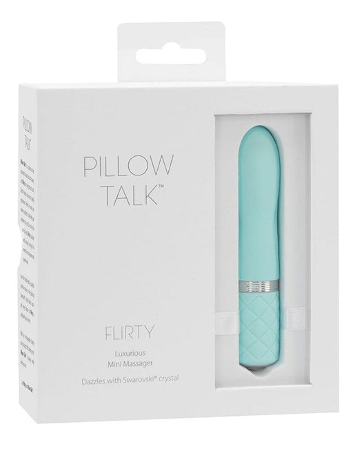 Pillow Talk - Flirty - Mini Vibrator - Lichtblauw-Laced-up.nl