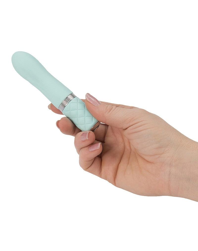 Pillow Talk - Flirty - Mini Vibrator - Lichtblauw-Laced-up.nl