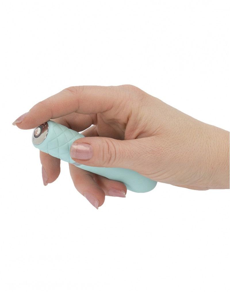 Pillow Talk - Flirty - Mini Vibrator - Lichtblauw-Laced-up.nl