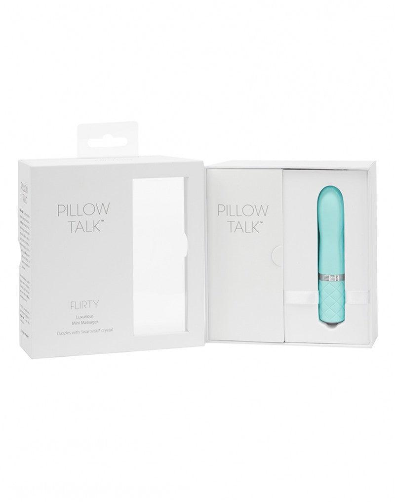 Pillow Talk - Flirty - Mini Vibrator - Lichtblauw-Laced-up.nl