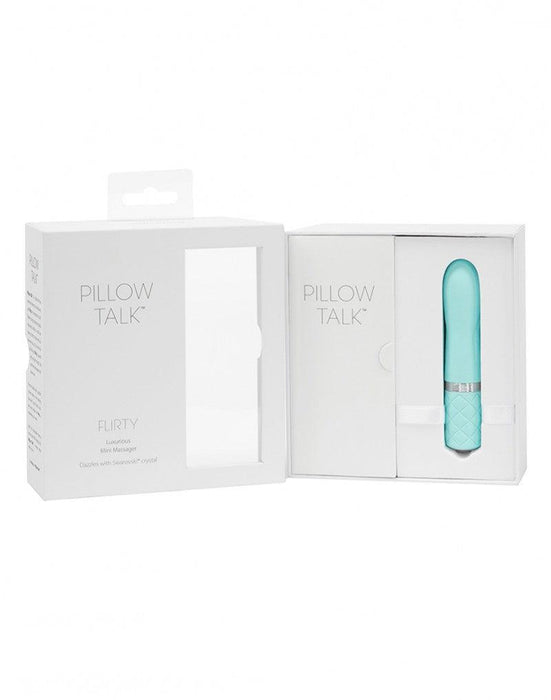 Pillow Talk - Flirty - Mini Vibrator - Lichtblauw-Laced-up.nl