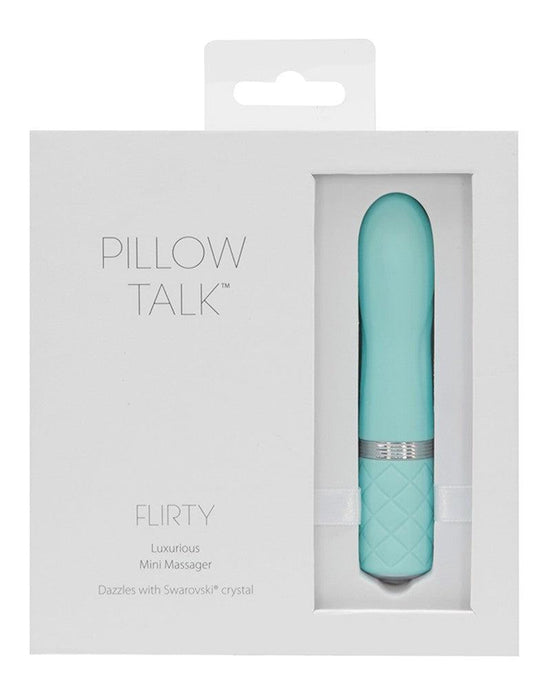Pillow Talk - Flirty - Mini Vibrator - Lichtblauw-Laced-up.nl