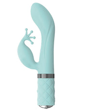 Pillow Talk - Kinky - Rabbit Vibrator - Lichtblauw-Erotiekvoordeel.nl