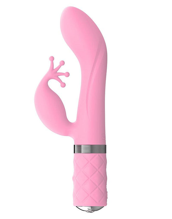Pillow Talk - Kinky - Rabbit Vibrator - Lichtroze-Laced-up.nl