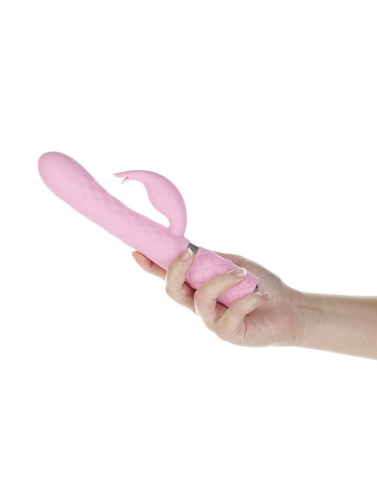 Pillow Talk - Lively - Rabbit Vibrator - Lichtroze-Laced-up.nl