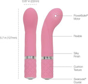 Pillow Talk - Racy - Mini Vibrator - Lichtroze-Erotiekvoordeel.nl