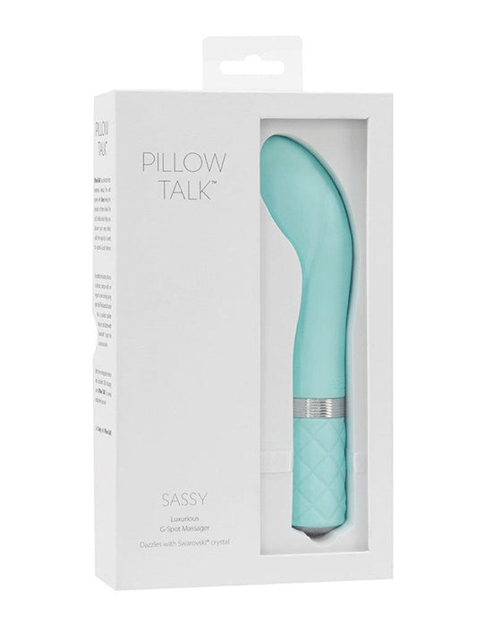 Pillow Talk - Sassy - G-Spot Vibrator - Lichtblauw-Laced-up.nl