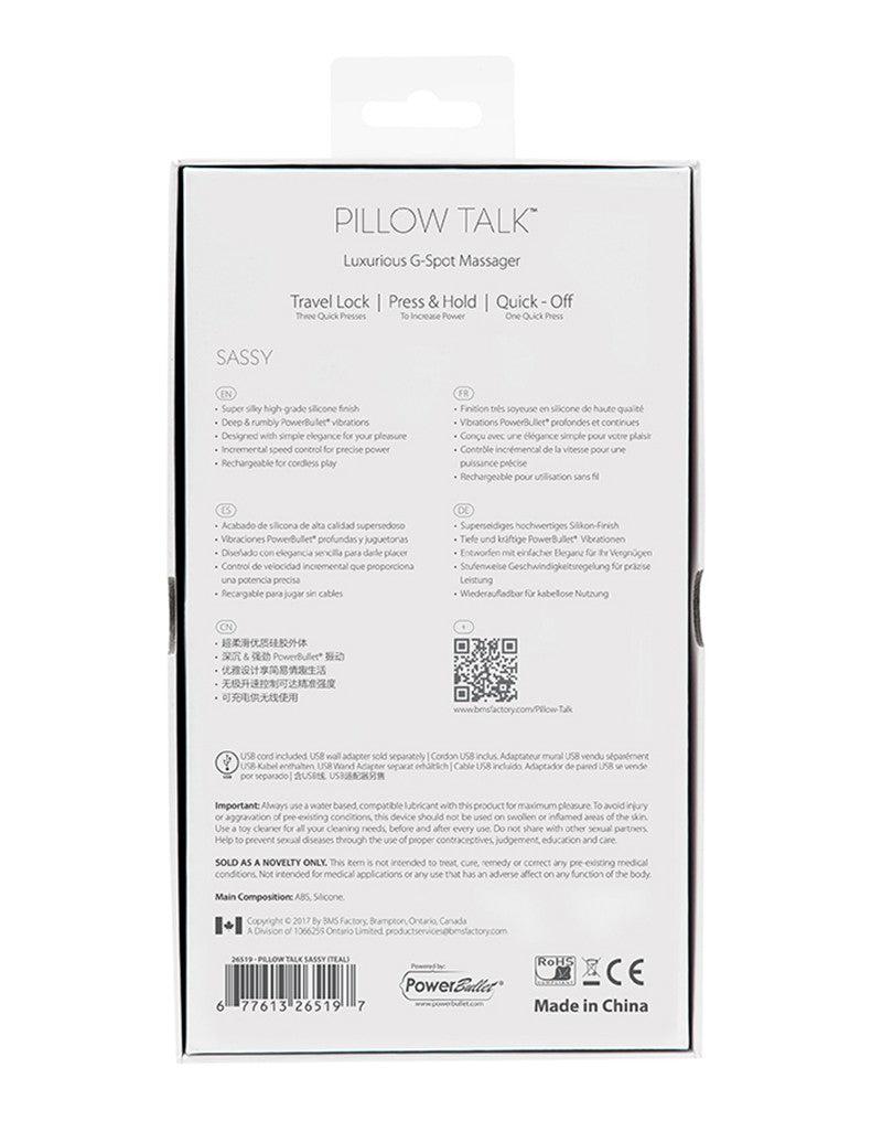 Pillow Talk - Sassy - G-Spot Vibrator - Lichtblauw-Laced-up.nl