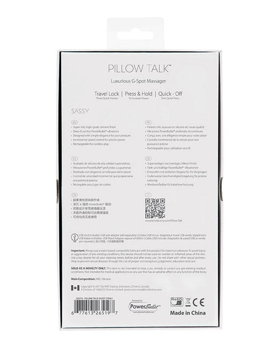 Pillow Talk - Sassy - G-Spot Vibrator - Lichtroze-Laced-up.nl