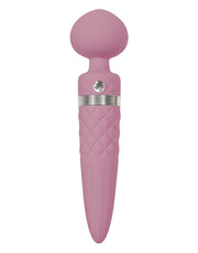 Pillow Talk - Sultry - Roterende Wand & G-spot Vibrator - Met verwarmingsfunctie - Dusty Rose-Erotiekvoordeel.nl