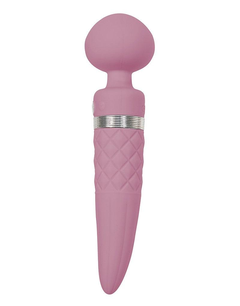 Pillow Talk - Sultry - Roterende Wand & G-spot Vibrator - Met verwarmingsfunctie - Dusty Rose-Erotiekvoordeel.nl