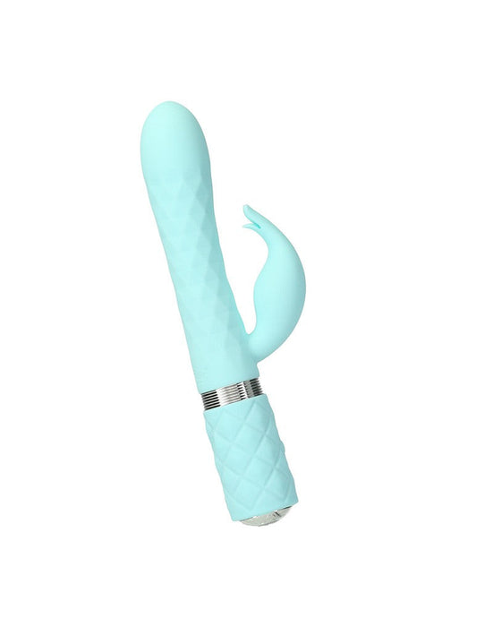 Pillow Talk - Lively - Rabbit Vibrator - Lichtblauw-Laced-up.nl