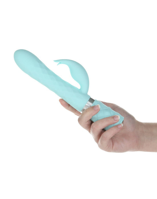 Pillow Talk - Lively - Rabbit Vibrator - Lichtblauw-Laced-up.nl