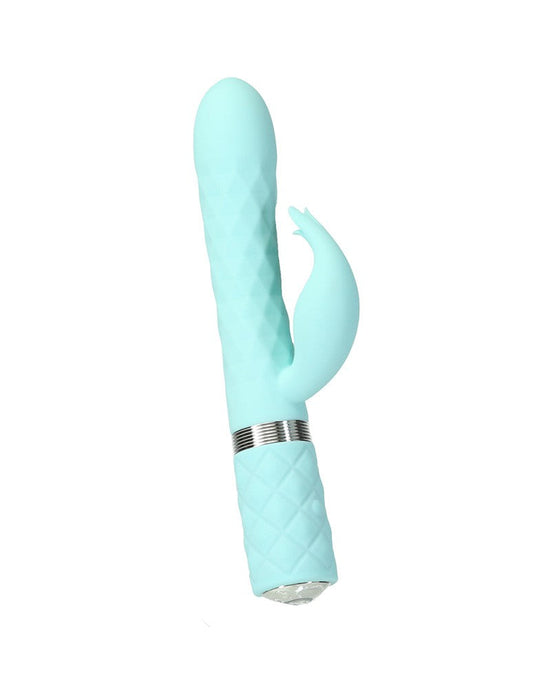 Pillow Talk - Lively - Rabbit Vibrator - Lichtblauw-Laced-up.nl