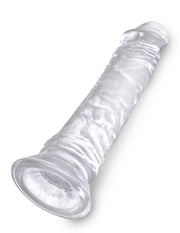 Pipedream - King Cock - Dildo - 20,5 cm - Transparant-Erotiekvoordeel.nl