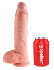 Pipedream - King Cock - Gode avec scrotum - 25,5 cm - Peau Claire - Laced-up.nl