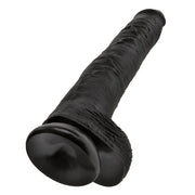 Pipedream King Cock - Zwarte Dildo met Scrotum - 35 cm - Zwart-Erotiekvoordeel.nl