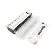 Pixey - Aqua Mini Wand Vibrator - The White Edition - Sterke en Stille Motor - Wit-Laced-up.nl