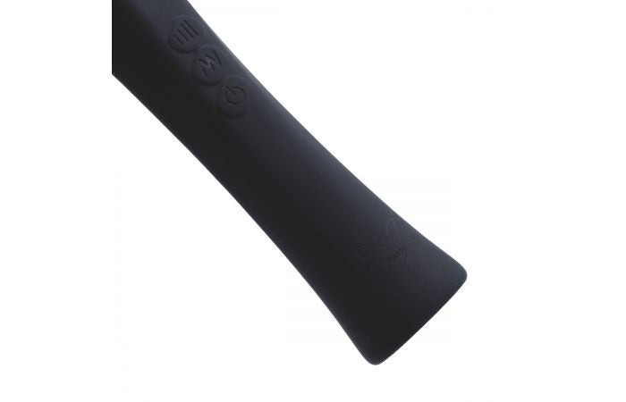 Pixey - Aqua Mini Wand Vibrator - Zwart-Laced-up.nl