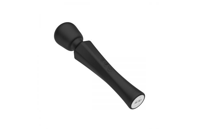 Pixey - Aqua Mini Wand Vibrator - Zwart-Laced-up.nl