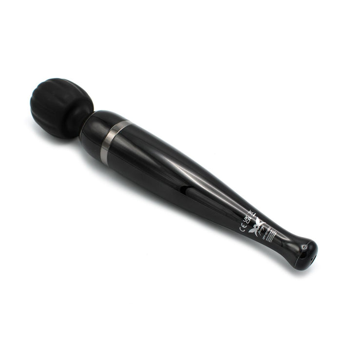 Pixey DeLuxe - Black Chrome Edition - Oplaadbare Wand Vibrator - de krachtigste die er is-Laced-up.nl