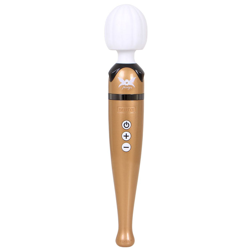 Pixey - DeLuxe Gold Edition - Oplaadbare Wand Vibrator - De krachtigste Pixey die er is!-Laced-up.nl