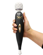 Pixey - Exceed V2 - Wand Vibrator met Beweegbare Kop - Zwart-Laced-up.nl
