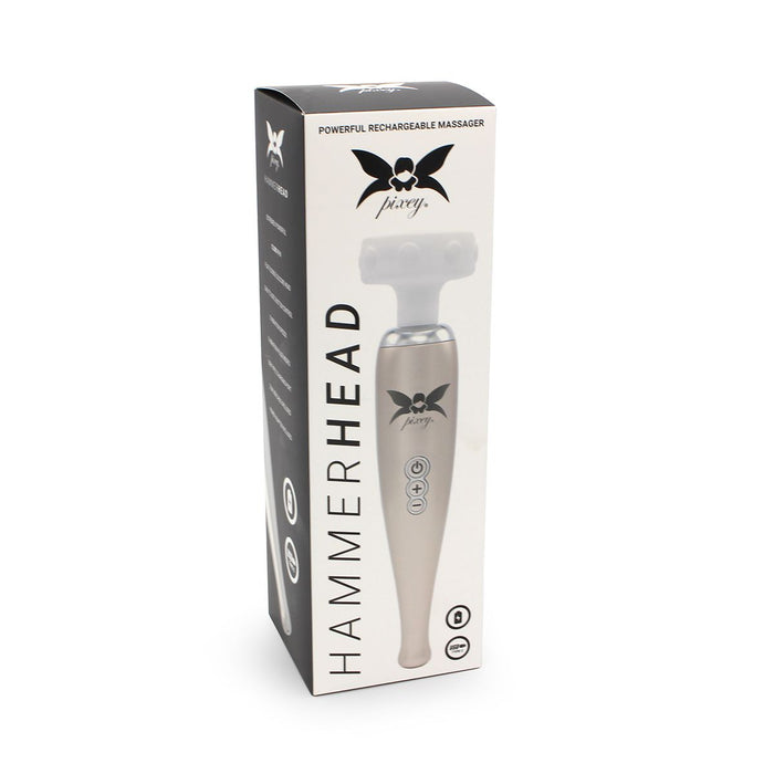 Pixey - Hammerhead - Wand Vibrator Met Platte Kop - Extreem Krachtig-Laced-up.nl