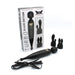 Pixey Turbo - Wand Vibrator - Massager - Black Edition - Met Twee Opzetstukken-Laced-up.nl
