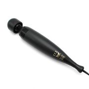 Pixey Turbo - Wand Vibrator - Massager - Black Edition - Met Twee Opzetstukken-Laced-up.nl