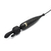 Pixey Turbo - Wand Vibrator - Massager - Black Edition - Met Twee Opzetstukken-Laced-up.nl