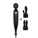Pixey Turbo - Wand Vibrator - Massager - Black Edition - Met Twee Opzetstukken-Laced-up.nl