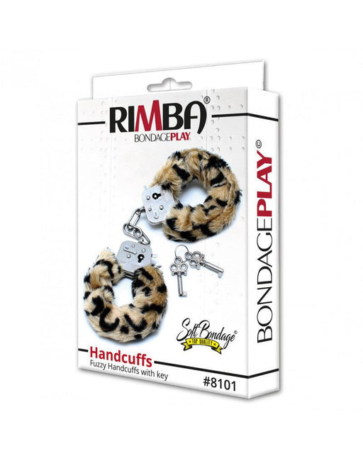 Politie handboeien Met Panter print bont-Laced-up.nl