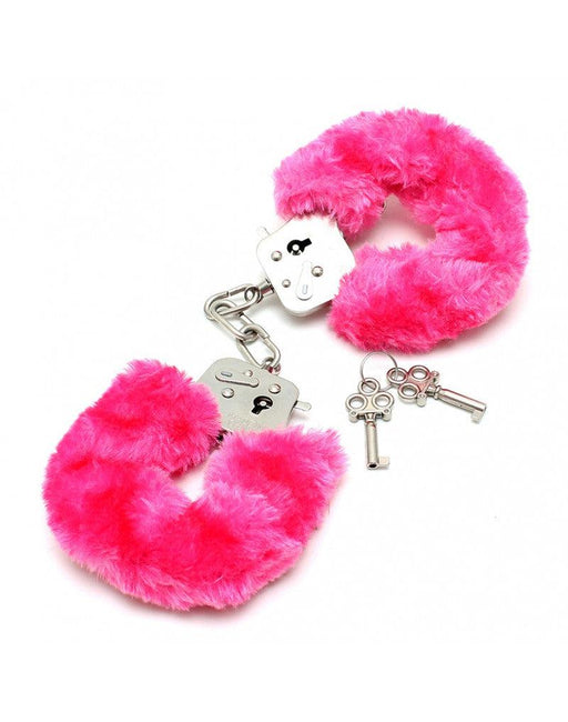 Rimba - Menottes de police avec fourrure rose - Laced-up.nl