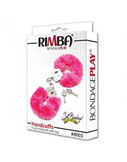 Rimba - Menottes de police avec fourrure rose - Laced-up.nl