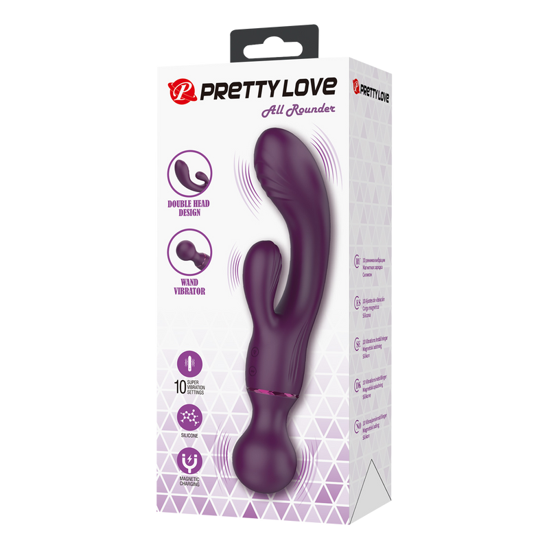 Pretty Love - Allrounder - Rabbit Vibrator - Paars-Erotiekvoordeel.nl