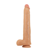 Pretty Love - Ansel - Super Grote Dildo - TPE - 36 cm - Lichte Huidskleur-Erotiekvoordeel.nl