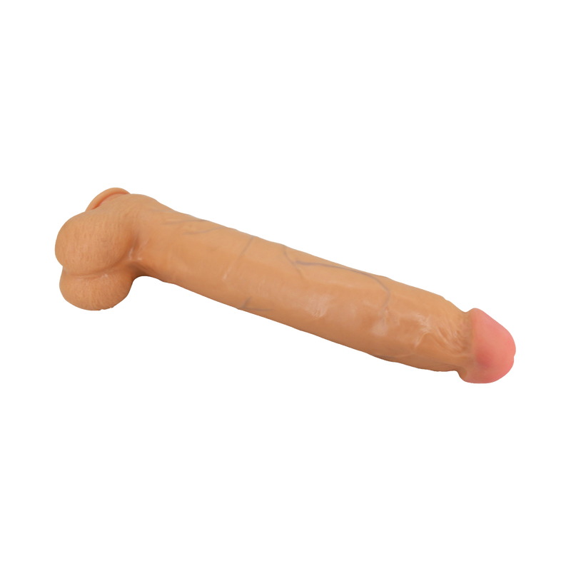 Pretty Love - Ansel - Super Grote Dildo - TPE - 36 cm - Lichte Huidskleur-Erotiekvoordeel.nl